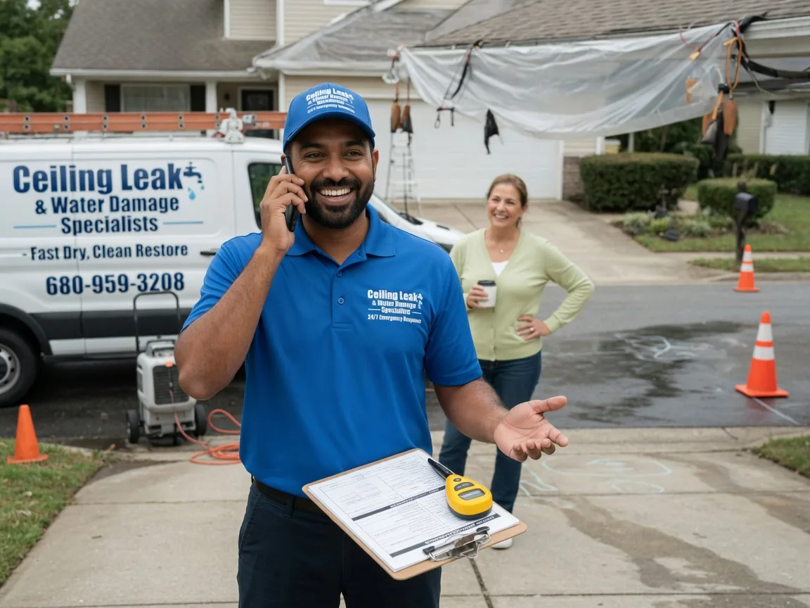 Ceiling Leak Cleanup North Newton, KS FAQs
